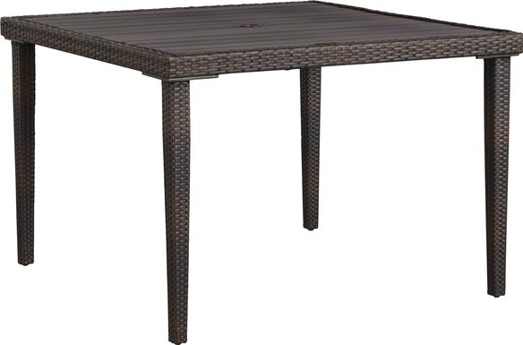 Summerset Way Brown Square Outdoor Dining Table