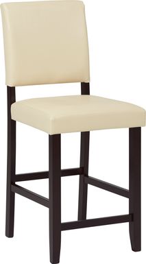 Sunset View Cream Counter Height Stool