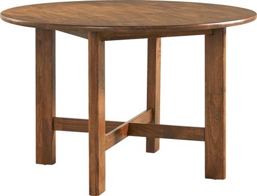 Surrey Ellis Brown Round Dining Table