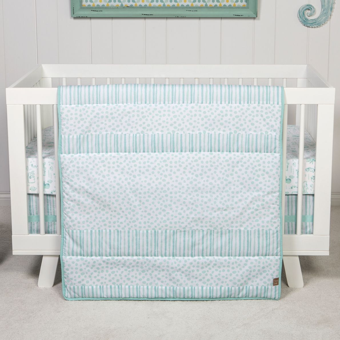 Tarian Aqua 3 Pc Baby Bedding Set