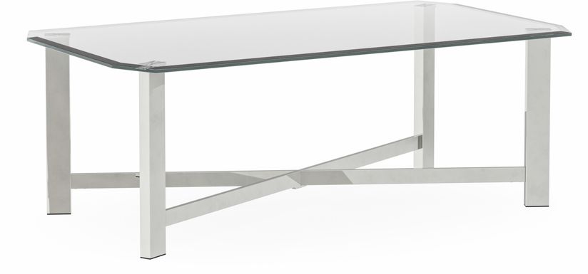 Teagan Chrome Cocktail Table