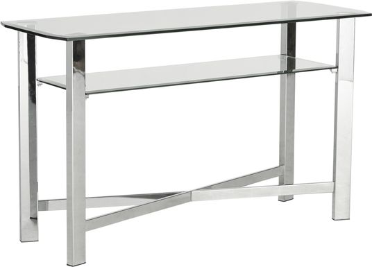 Teagan Chrome Sofa Table