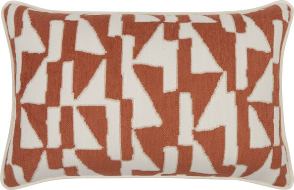 Tessa Peak Terracotta Indoor/Outdoor Accent Pillow