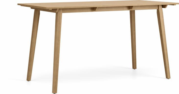 Tessere Natural Rectangle Outdoor Bar Table