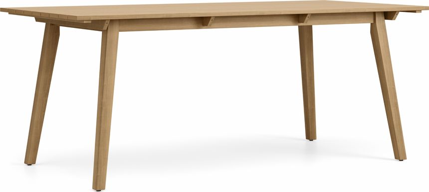 Tessere Natural Rectangle Outdoor Dining Table