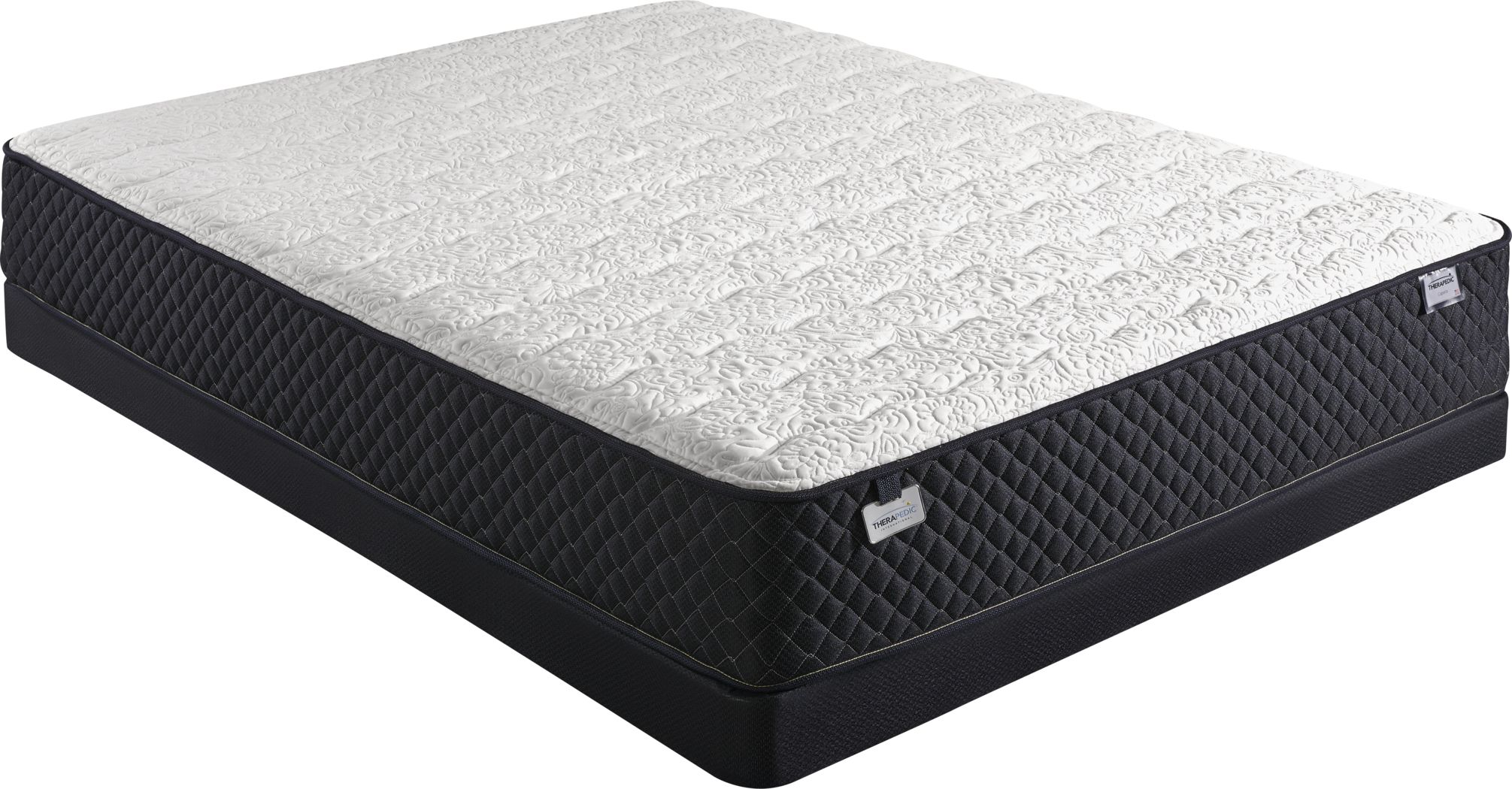 therapedic allington low profile queen mattress set reviews