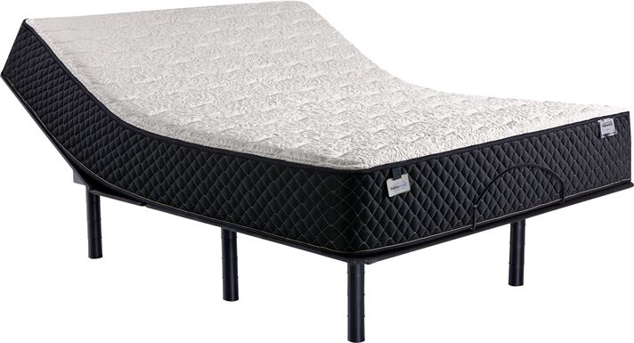 Therapedic Capella Queen Mattress with Head Up Only Base
