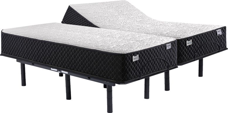 Therapedic Capella Split King Mattress with Head Up Only Base