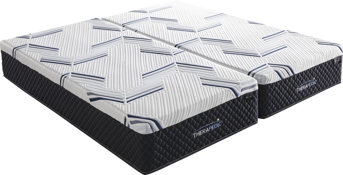 Therapedic Hybrid Milford Split King Mattress 2 TWXL Rooms To Go