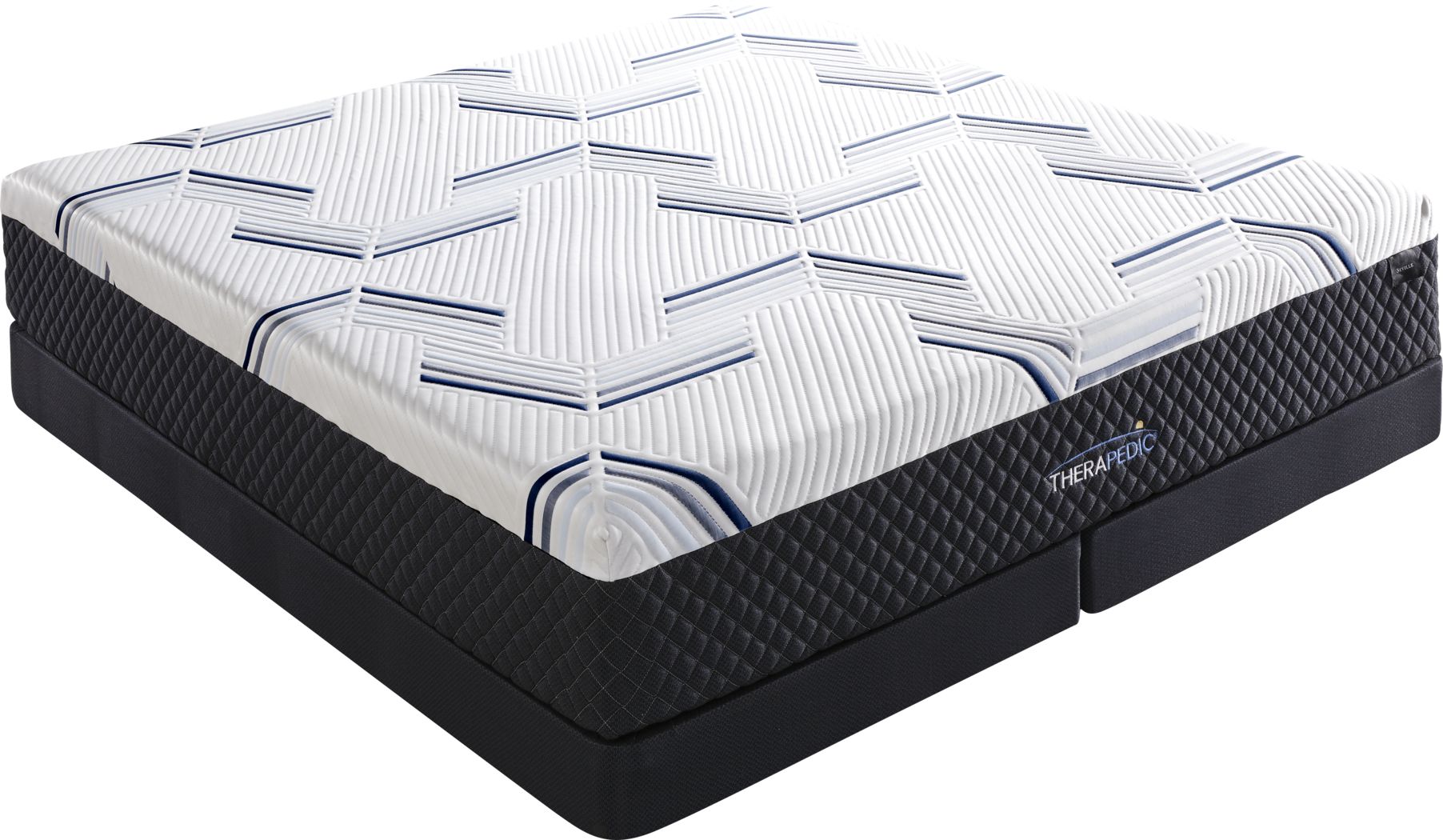therapedic allington low profile king mattress set reviews