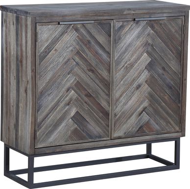 Torbay Brown Two Door Accent Cabinet