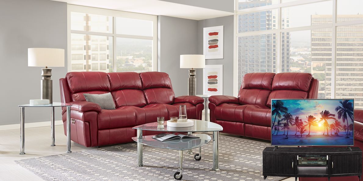 Rooms to go discount leather reclining sofa