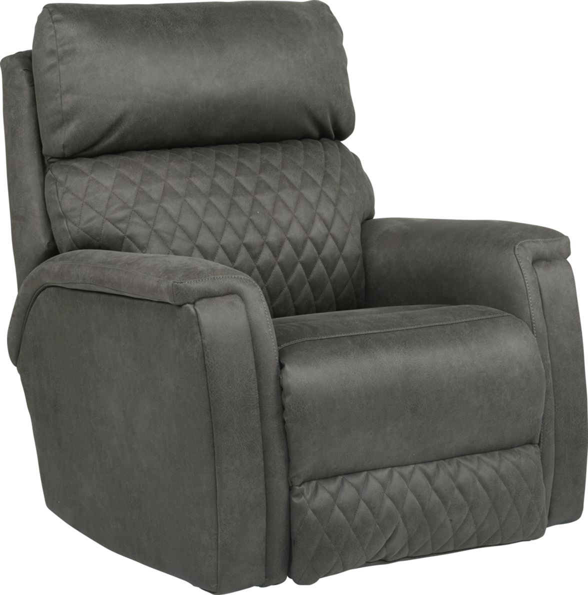 Passion grey best sale quilted rocker recliner