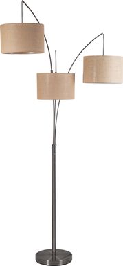 Trinity Place Pewter Arc Lamp