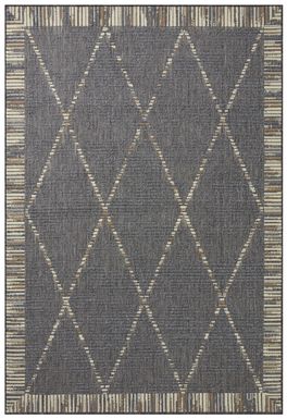 Tustin Slate 7'10 x 10'10 Indoor/Outdoor Rug