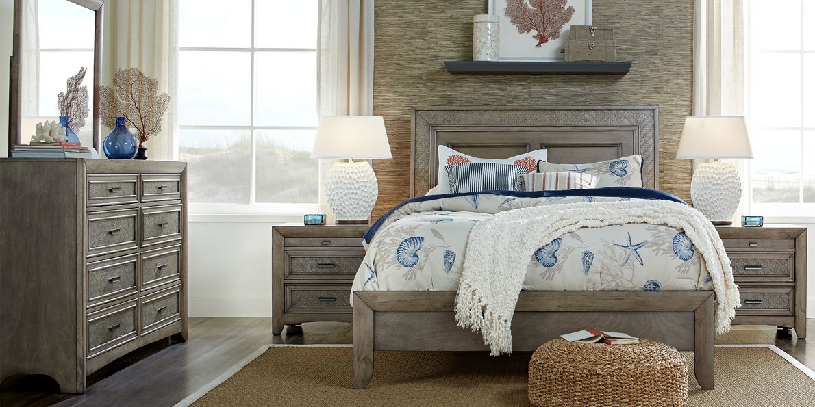 Driftwood queen bedroom deals set