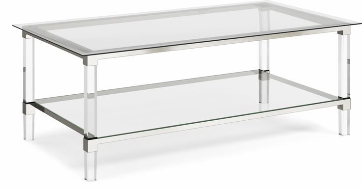 Varna Silver Rectangle Cocktail Table