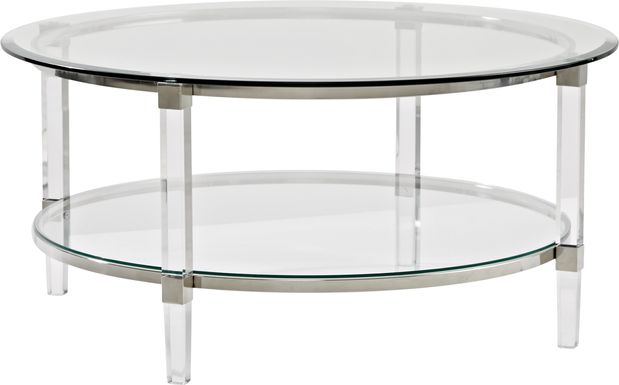 Varna Silver Round Cocktail Table