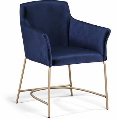 Venetian Court Blue Arm Chair