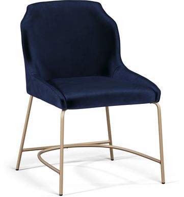 Venetian Court Blue Side Chair