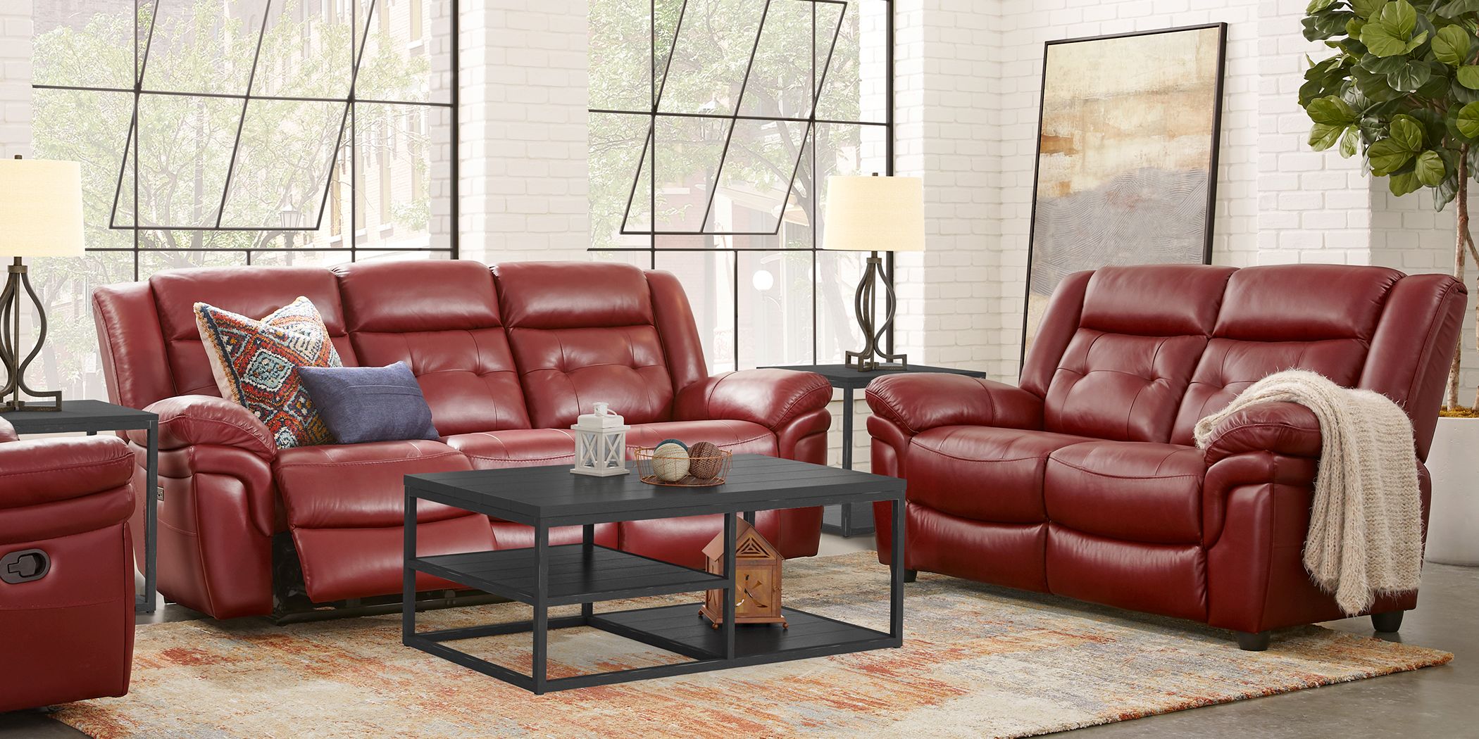 Ventoso reclining leather sofa new arrivals