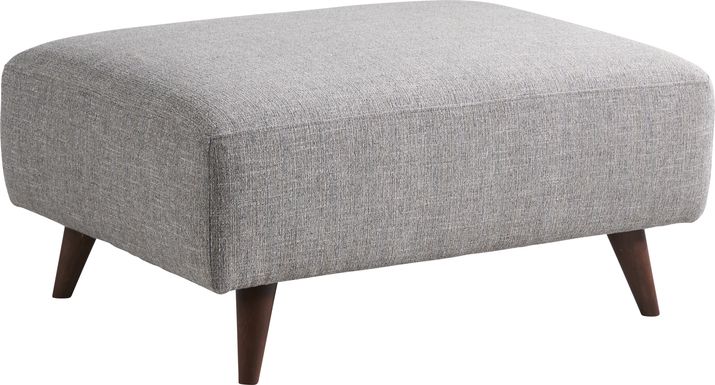 Westwood Gray Bumper Ottoman