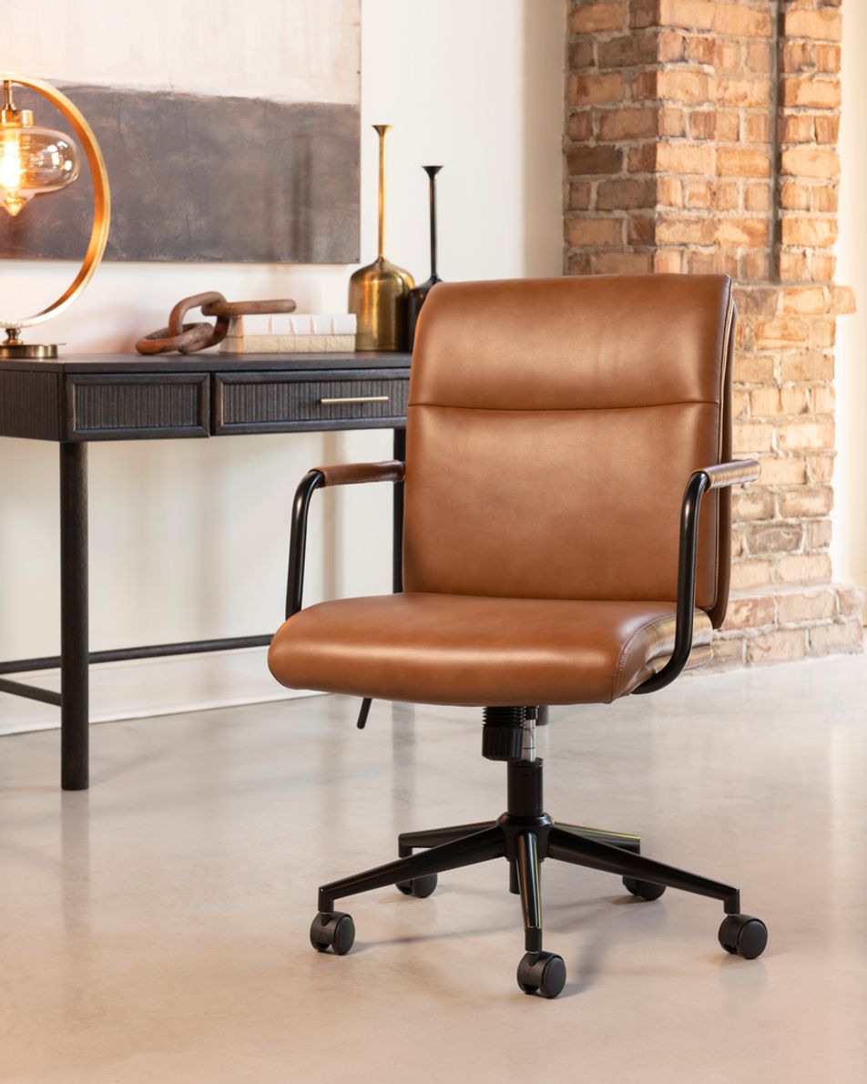 Cognac deals computer chair