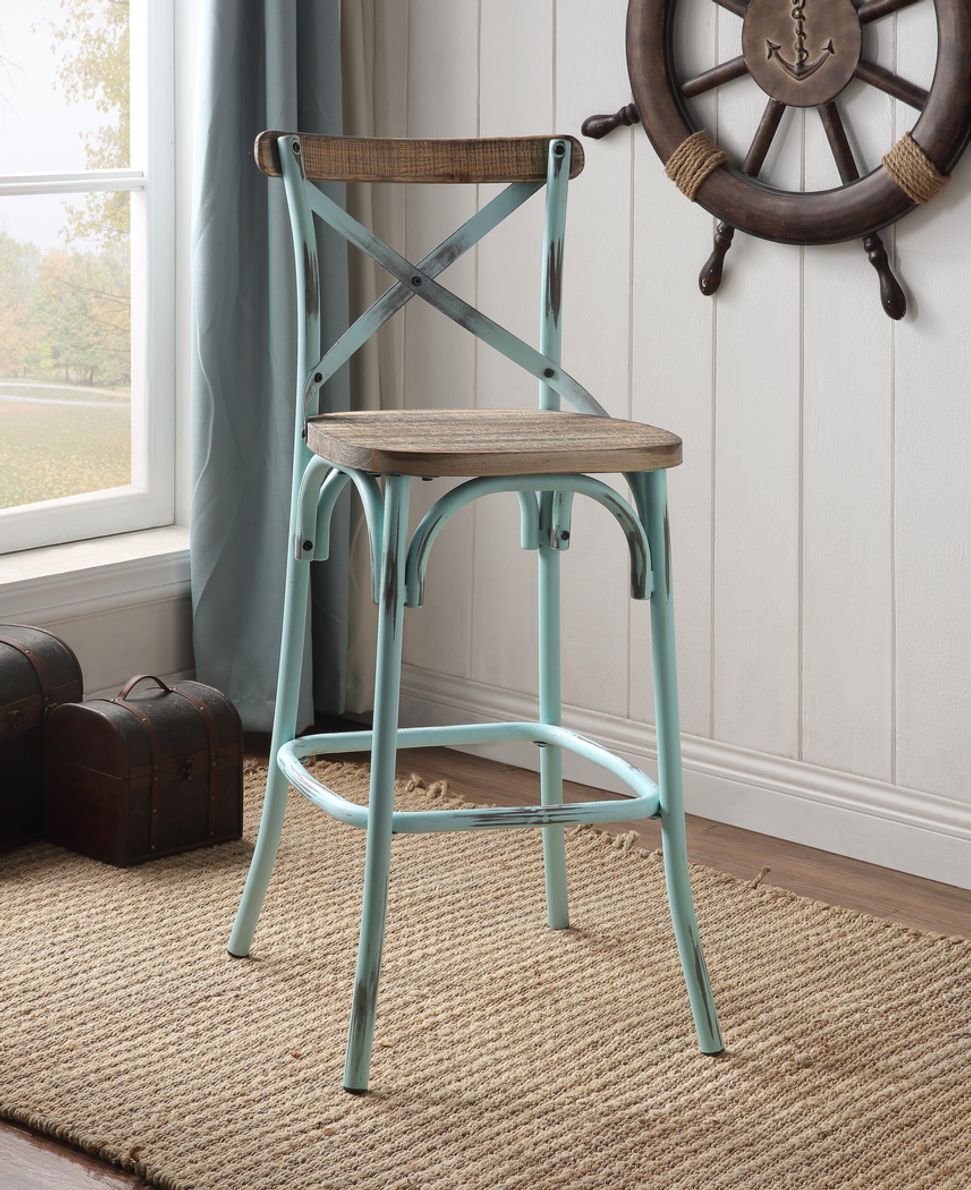 Winhall Sky Blue Barstool