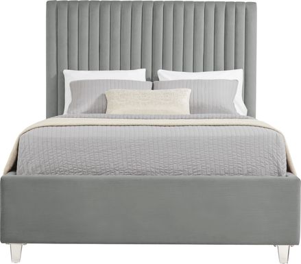 Zada Gray 3 Pc Queen Upholstered Bed