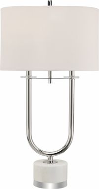 Zenya Silver Lamp